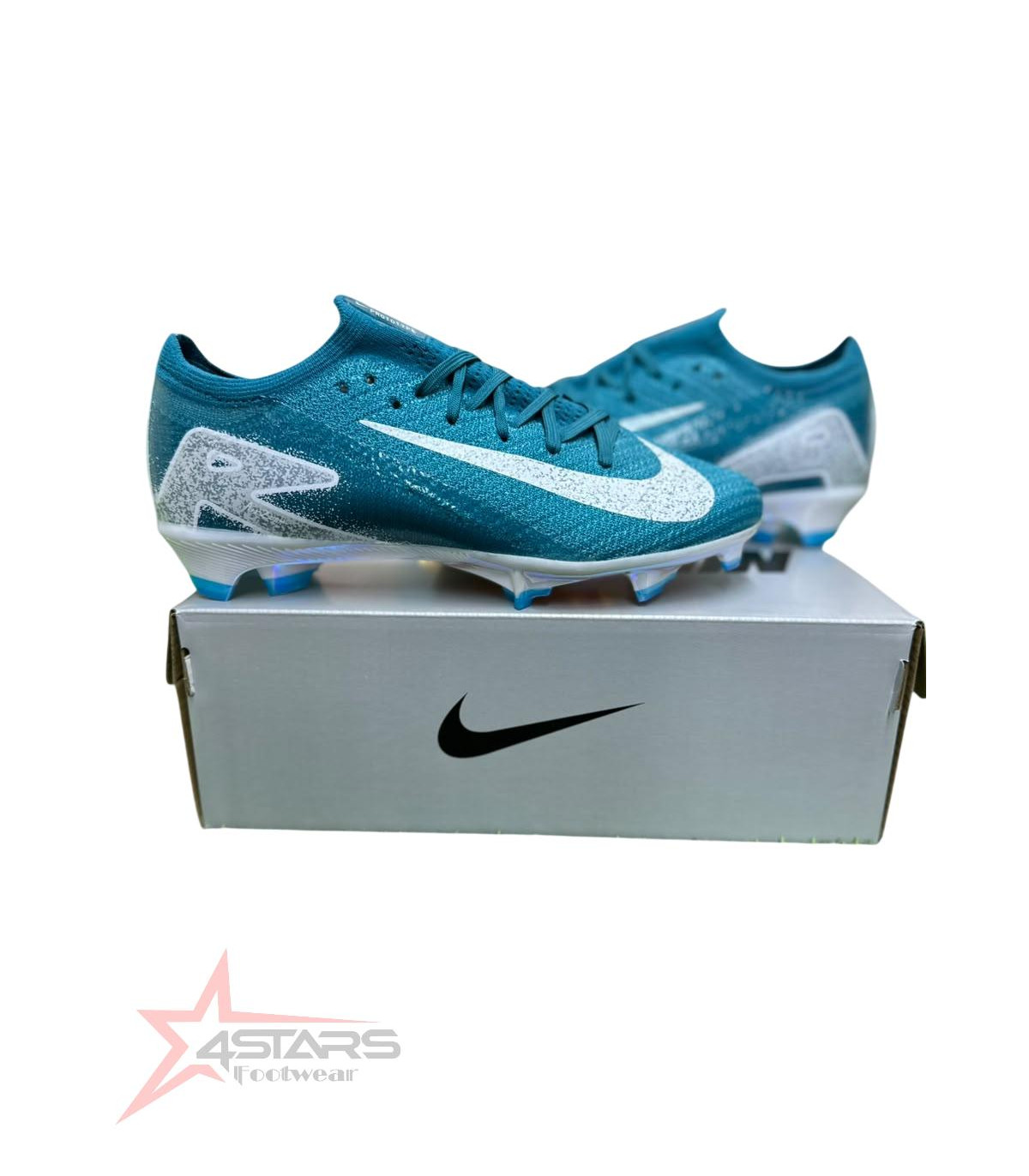 Nike Air Zoom Mercurial Vapor 16 Elite FG Football Boots Light Blue