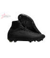 Nike Zoom Mercurial Superfly 5 Elite FG Firm Ground Soccer Cleats - Black/Black