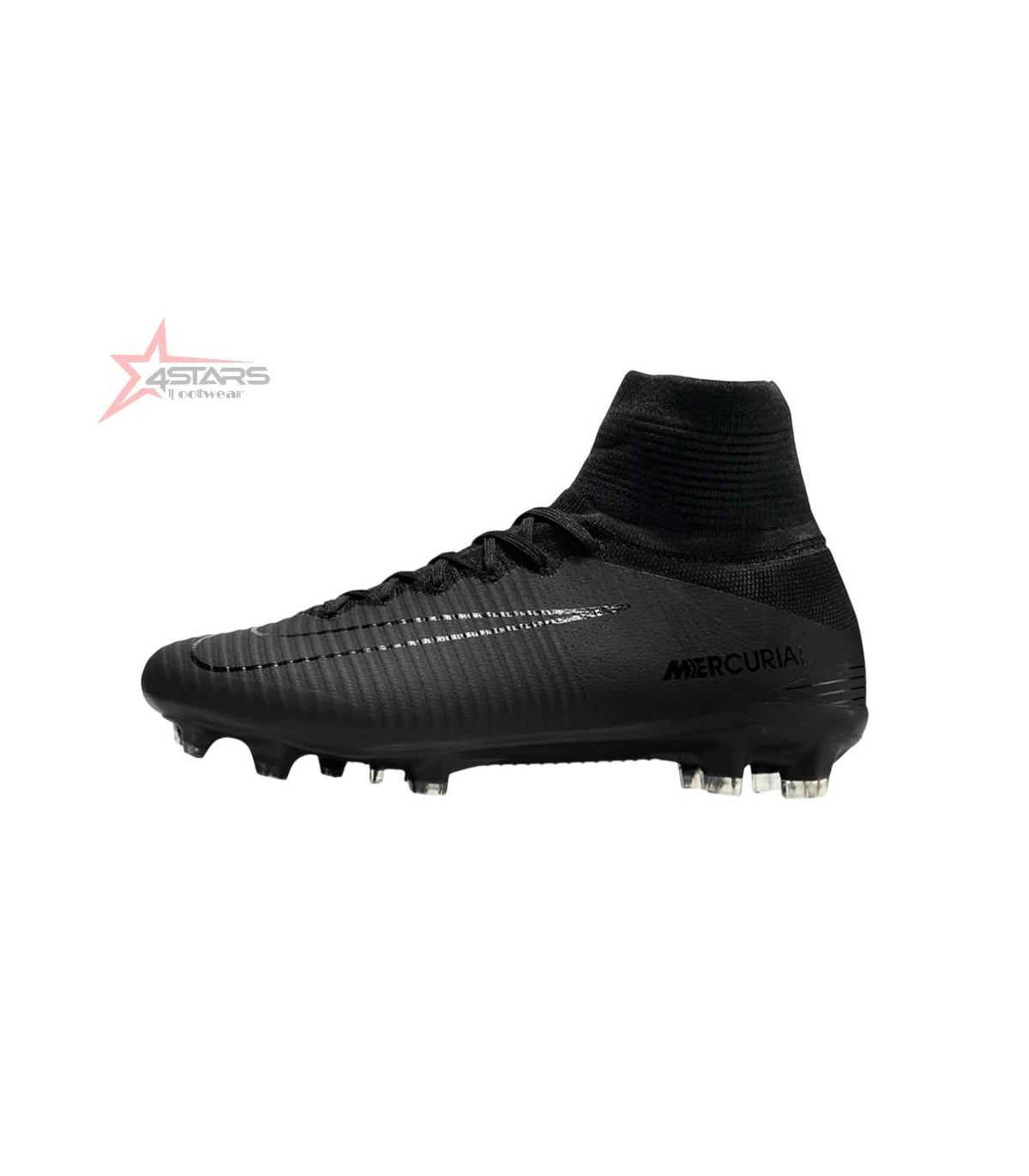 Nike Zoom Mercurial Superfly 5 Elite FG Firm Ground Soccer Cleats - Black/Black