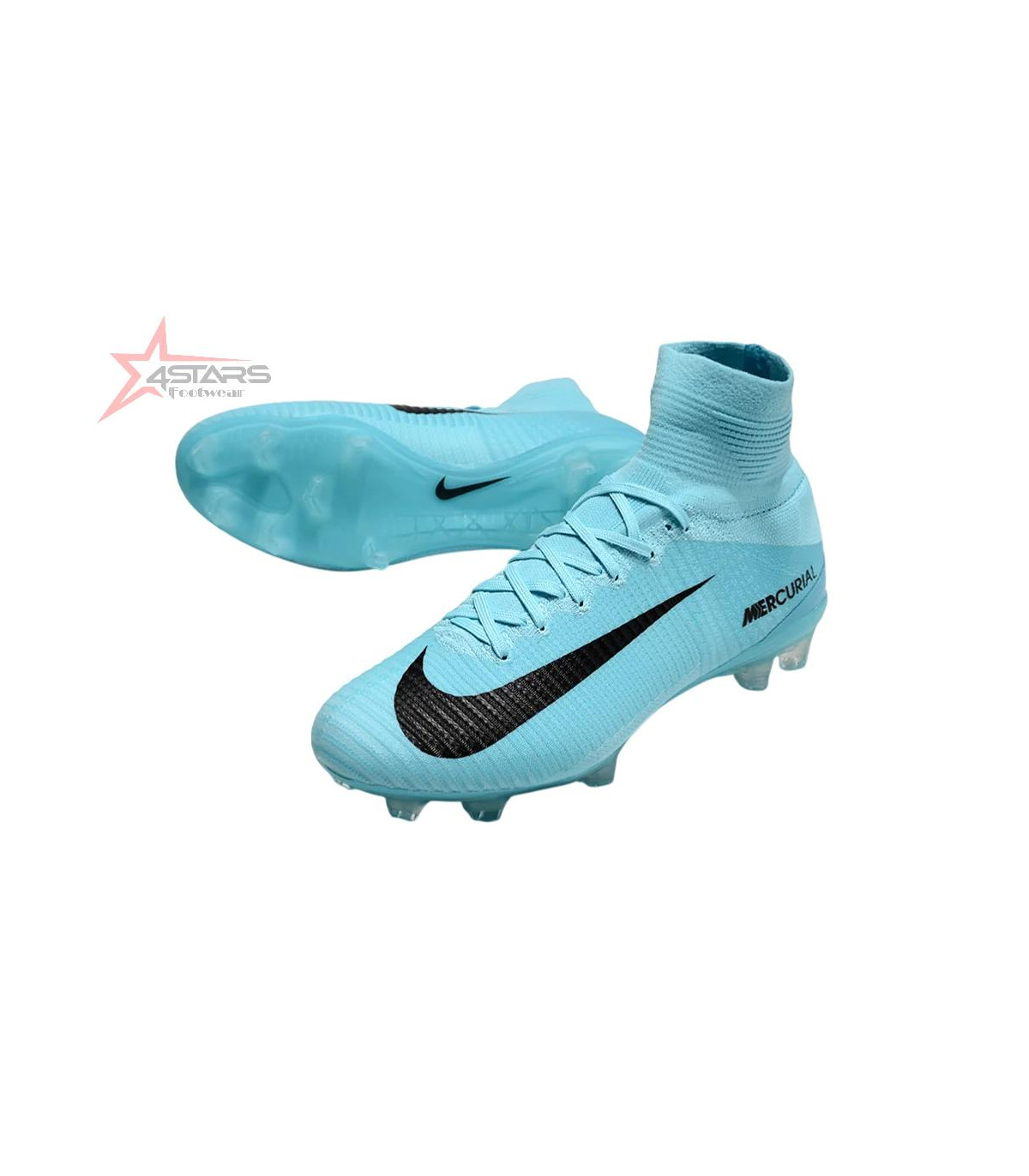 Nike Zoom Mercurial Superfly 5 Elite FG Firm Ground Soccer Cleats - Jade/Black