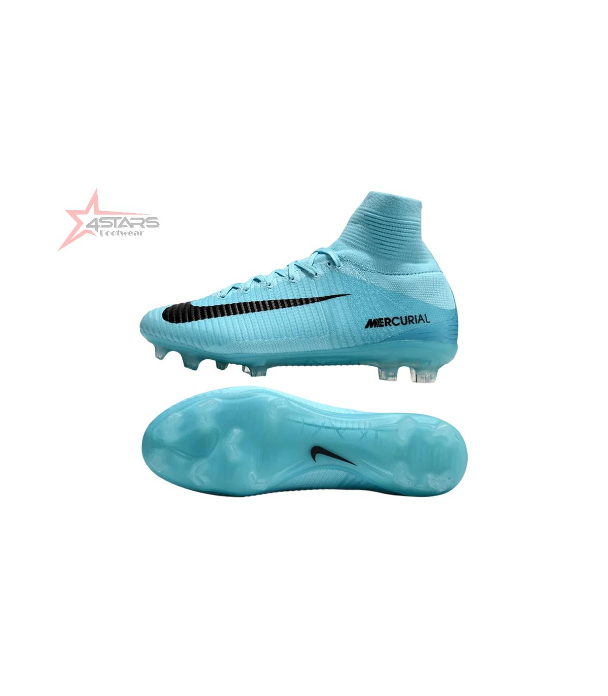 Nike Zoom Mercurial Superfly 5 Elite FG Firm Ground Soccer Cleats - Jade/Black