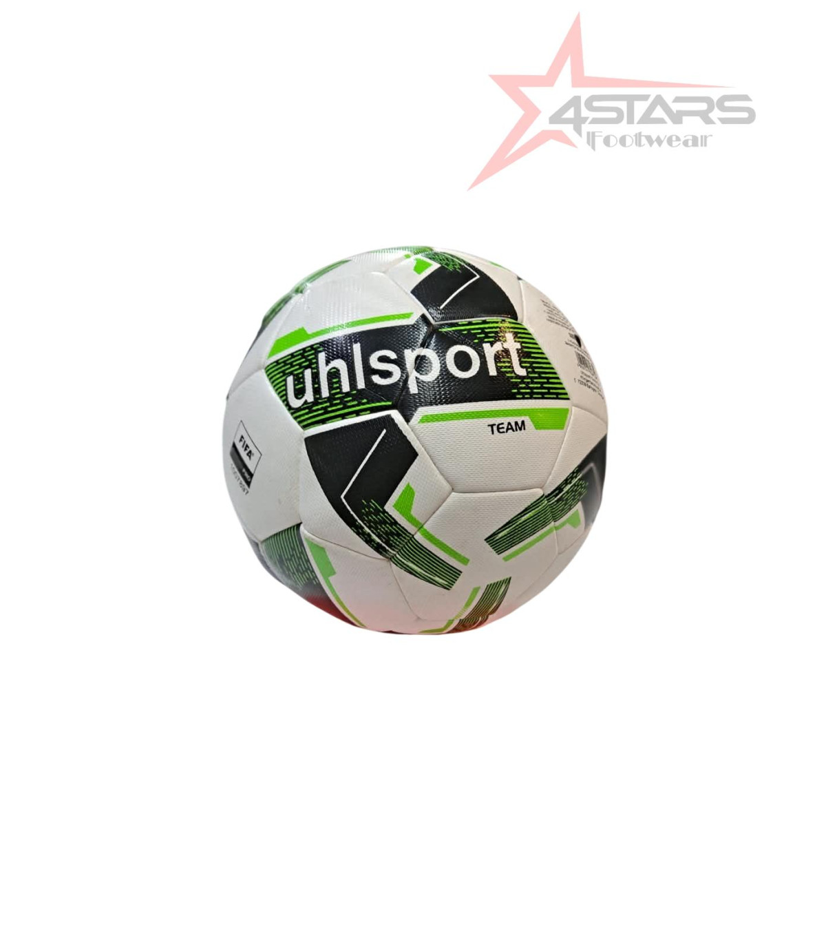 Uhlsport Original Size 5 Soccer Ball Black, Green & White Football