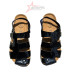 Wetlook Cork Sandals - Black