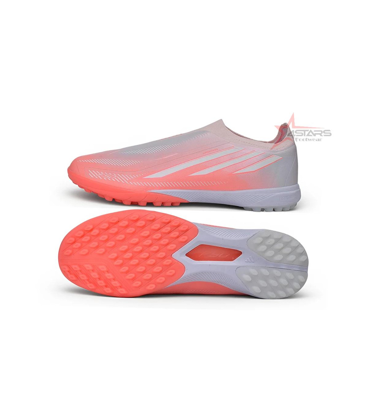 Adidas F50 LL Hyperfast TF Pink and White Soccer Cleats