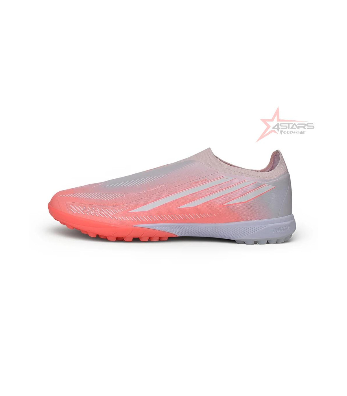 Adidas F50 LL Hyperfast TF Pink and White Soccer Cleats