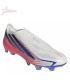 Adidas F50 Hyperfast Elite Laceless Firm-Ground Football Boots - White/Coral