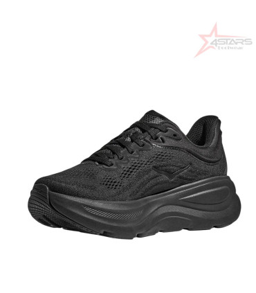 Hoka Bondi 9 Running Shoes - Black / Black