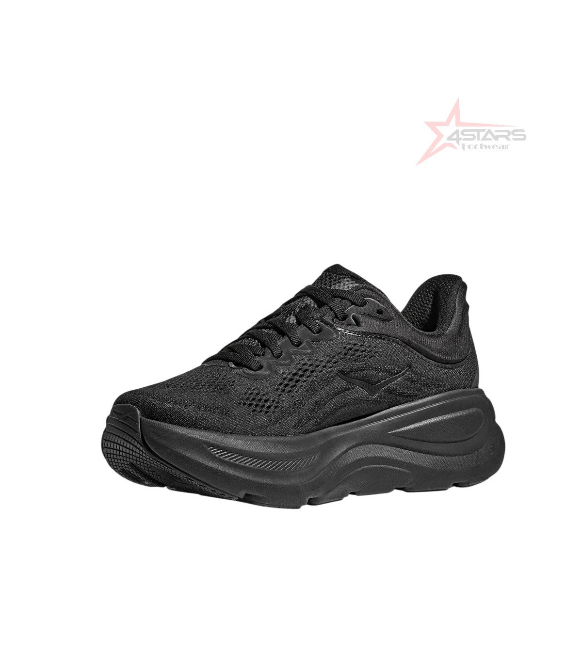 Hoka Bondi 9 Running Shoes - Black / Black