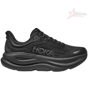 Hoka Bondi 9 Running Shoes - Black / Black