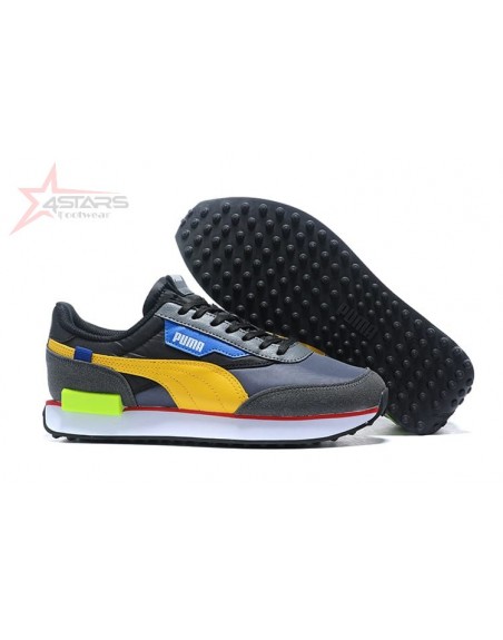 Puma Rider Sneakers - Black and Yellow