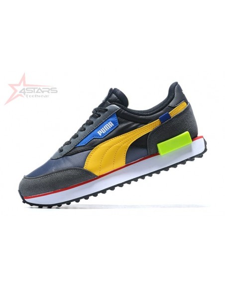 Puma Rider Sneakers - Black and Yellow